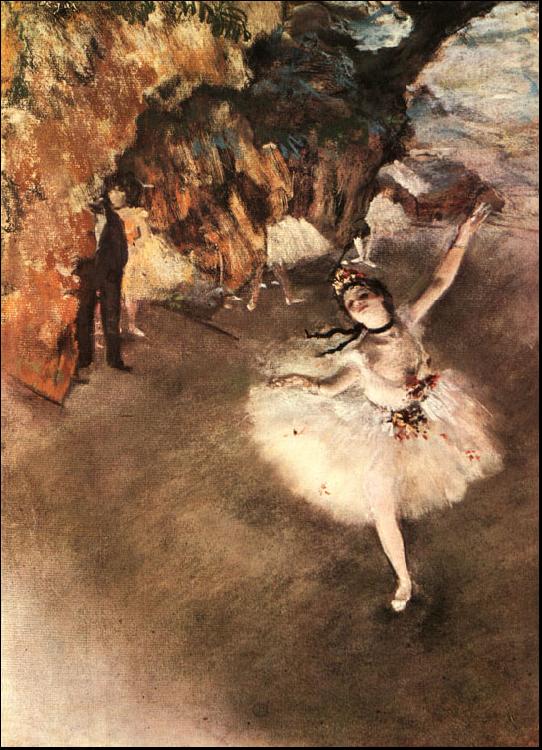 Edgar Degas The Star Dancer on Stage China oil painting art